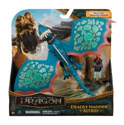 Spin Master DreamWorks Dragons DWD FGR MvMd Astrid n Nadder S1V1 GML 