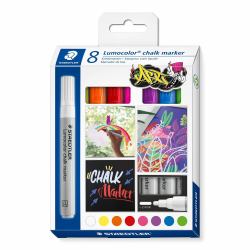 Staedtler 344 C8 μαρκαδόρος κιμωλίας Κάλυκας Ποικιλία χρωμάτων 8 τεμάχια 