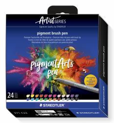 Staedtler Pigment Arts Brush Pen μαρκαδοράκι Πολύχρωμο 24 τεμάχια 