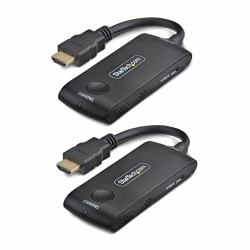 StarTech.com 4KHDMI-WIRELESS-65FT επεκτατικό AV Πομπός & πομποδέκτης AV Μαύρος [Μαύρο] 