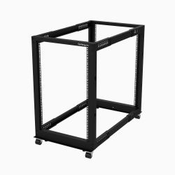 StarTech.com 4POSTRACK18U ράφι για εξυπηρετητές 18U Ελεύθερο ράφι Μαύρος [Μαύρο] 