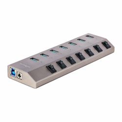 StarTech.com 5G7AIBS-USB-HUB-EU κατανεμητής διεπαφών USB 3.2 Gen 1 [3.1 Gen 1] Type-B 5000 Mbit/s Γκρι 