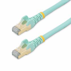 StarTech.com 6ASPAT5MAQ καλώδιο δικτύωσης Χρώμα Aqua 5 m Cat6a S/UTP [STP] 
