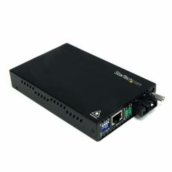 StarTech.com ET90110SC2 μετατροπέας δικτυακών μέσων 200 Mbit/s 1310 nm Πολλαπλών λειτουργιών Μαύρος [Μαύρο] 