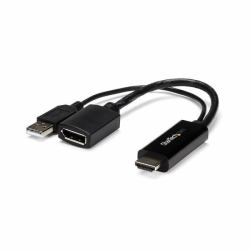 StarTech.com HD2DP προσαρμογέας καλωδίου βίντεο Μαύρος [Μαύρο] 