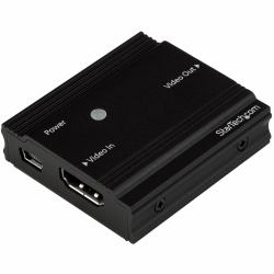 StarTech.com HDBOOST4K επεκτατικό AV Επαναλήπτης AV Μαύρος [Μαύρο] 