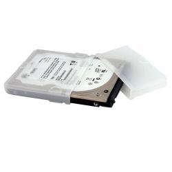 StarTech.com HDDSLEV25 θήκη δίσκων αποθήκευσης Θήκη Sleeve Σιλικόνη Διαφανής 