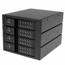 StarTech.com HSB4SATSASBA drive bay πίνακας Μαύρος [Μαύρο] 