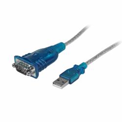 StarTech.com ICUSB232V2 σειριακό καλώδιο Γκρι 0,43 m USB 2.0 Type-A DB-9 