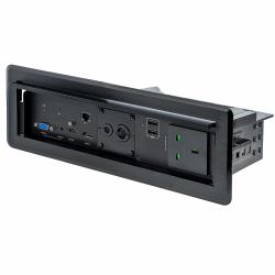 StarTech.com KITBXAVHDPUK γέφυρα AV διασκέψεων 3840 x 2160 εικονοστοιχεία Σύνδεση Ethernet/LAN Μαύρος [Μαύρο] 