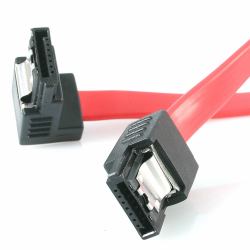 StarTech.com LSATA18RA1 SATA καλώδιο 0,457 m SATA 7-pin Κόκκινο 