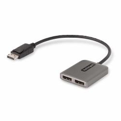 StarTech.com MST14DP122DP προσαρμογέας καλωδίου βίντεο 0,3 m DisplayPort 2 x DVI Γκρι 