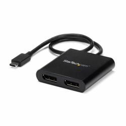 StarTech.com MSTCDP122DP κάρτα γραφικών USB 3840 x 2160 εικονοστοιχεία Μαύρος [Μαύρο] 