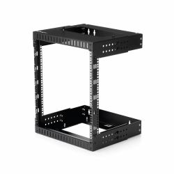 StarTech.com RK12WALLOA ράφι για εξυπηρετητές 12U Επίτοιχο ράφι Μαύρος [Μαύρο] 