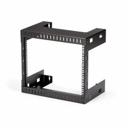 StarTech.com RK812WALLO ράφι για εξυπηρετητές 8U Επίτοιχο ράφι Μαύρος [Μαύρο] 
