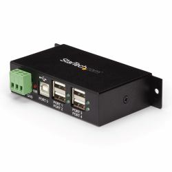 StarTech.com ST4200USBM κατανεμητής διεπαφών USB 2.0 Type-B 480 Mbit/s Μαύρος [Μαύρο] 