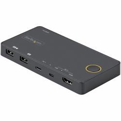StarTech.com SV221HUC4K εναλλαγέας [switches] KVM Μαύρος [Μαύρο] 
