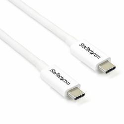 StarTech.com TBLT3MM2MW Thunderbolt καλώδιο 2 m 20 Gbit/s Λευκός [Άσπρος] 