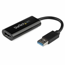StarTech.com USB32HDES κάρτα γραφικών USB 1920 x 1200 εικονοστοιχεία Μαύρος [Μαύρο] 