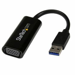 StarTech.com USB32VGAES κάρτα γραφικών USB 1920 x 1200 εικονοστοιχεία Μαύρος [Μαύρο] 