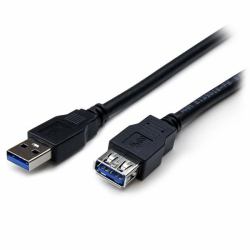 StarTech.com USB3SEXT2MBK καλώδιο USB USB 3.2 Gen 1 [3.1 Gen 1] 2 m USB A 5 Gbit/s Μαύρος [Μαύρο] 