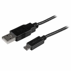 StarTech.com USBAUB15CMBK καλώδιο USB USB 2.0 0,15 m USB A Micro-USB B 0,48 Gbit/s Μαύρος [Μαύρο] 