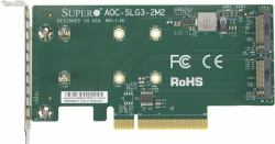 Supermicro AOC-SLG3-2M2 κάρτα διεπαφής/προσαρμογέας Εσωτερικός M.2 