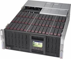 Supermicro SuperChassis 946LE1C-R1K66JBOD πλαίσιο εξοπλισμού δικτύου 4U Μαύρος [Μαύρο] 