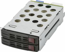 Supermicro MCP-220-82616-0N drive bay πίνακας 2x 5,25" Πάνελ μεταφοράς Μαύρος [Μαύρο], Μεταλλικός 