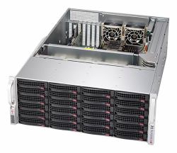 Supermicro SSG-640P-E1CR24H barebone διακομιστή Intel C621A LGA 4189 Rack [4U] Μαύρος [Μαύρο], Άργυρος 