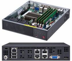 Supermicro SuperServer E200-9A Intel® SoC BGA 1310 Rack [1U] Μαύρος [Μαύρο] 