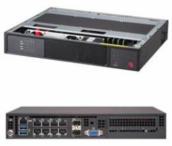 Supermicro SuperServer E300-9A Intel® SoC BGA 1310 Rack [1U] Μαύρος [Μαύρο] 