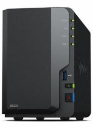 Synology DiskStation DS223 NAS & διακομιστής αποθήκευσης Επιφάνεια Εργασίας Realtek RTD1619B 2 GB DDR4 0 TB 