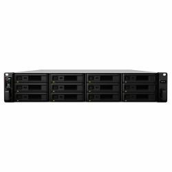 Synology RackStation RS3618xs NAS Rack [2U] Intel® Xeon® D D-1521 8 GB DDR4 0 TB DiskStation Manager Μαύρος [Μαύρο] 
