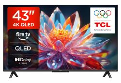 TCL T6C 43T6C-UK τηλεόραση 109,2 cm [43"] 4K Ultra HD Έξυπνη τηλεόραση Wi-Fi Μαύρος [Μαύρο] 350 cd/m² 