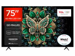 TCL C6K 75C6K-UK τηλεόραση 190,5 cm [75"] 4K Ultra HD Έξυπνη τηλεόραση Wi-Fi 