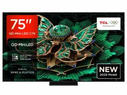 TCL 75C7K-UK τηλεόραση 190,5 cm [75"] 4K Ultra HD Έξυπνη τηλεόραση Wi-Fi Μαύρος [Μαύρο] 3000 cd/m² 
