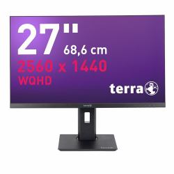 TERRA 3030223 επίπεδη οθόνη 68,6 cm [27"] 2560 x 1440 εικονοστοιχεία Wide Quad HD LCD Μαύρος [Μαύρο] 