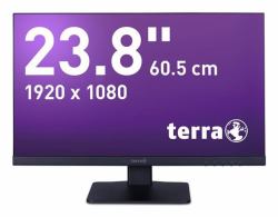 TERRA 3030261 επίπεδη οθόνη 60,5 cm [23.8"] 1920 x 1080 εικονοστοιχεία Full HD LCD Μαύρος [Μαύρο] 