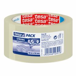 TESA Clear Strong 66 m Πολυπροπυλένιο Διαφανής 1 τεμάχια 