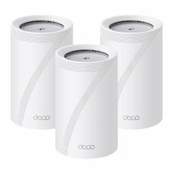 TP-Link Deco BE65 Pro Tri-band [2,4 GHz / 5 GHz / 6 GHz] Wi-Fi 7 [802.11be] Λευκός [Άσπρος] 3 Εσωτερικός 