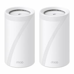 TP-Link Deco BE85 [2-Pack] Tri-band [2,4 GHz / 5 GHz / 6 GHz] Wi-Fi 7 [802.11be] Λευκός [Άσπρος] 4 Εσωτερικός 