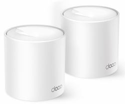 TP-Link Deco X10 Διπλής ζώνης [2.4 GHz / 5 GHz] Wi-Fi 6 [802.11ax] Λευκός [Άσπρος] 2 Εσωτερικός 