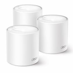 TP-Link Deco X50 [3-pack] Διπλής ζώνης [2.4 GHz / 5 GHz] Wi-Fi 6 [802.11ax] Λευκός [Άσπρος] Εσωτερικός 