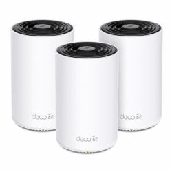TP-Link Deco XE75 Tri-band [2,4 GHz / 5 GHz / 6 GHz] Wi-Fi 6E [802.11ax] Λευκός [Άσπρος] 3 Εσωτερικός 