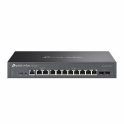 TP-Link Omada ER7412-M2 ενσύρματος δρομολογητής 2.5 Gigabit Ethernet, Gigabit Ethernet Μαύρος [Μαύρο] 