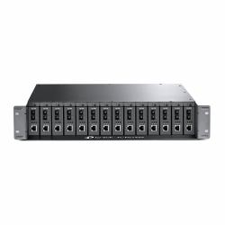 TP-Link TL-FC1420 πλαίσιο εξοπλισμού δικτύου 2U Μαύρος [Μαύρο] 