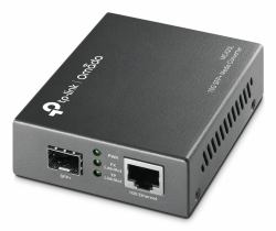TP-Link Omada MC420L μετατροπέας δικτυακών μέσων 10000 Mbit/s Πολλαπλών λειτουργιών, Απλού τύπου Μαύρος [Μαύρο] 