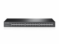 TP-Link TL-SG1048 Μη διαχειρίσιμος Gigabit Ethernet [10/100/1000] 1U Μαύρος [Μαύρο] 