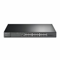 TP-Link JetStream TL-SG3428XMP μεταγωγέας δικτύου Διαχειρίσιμος L2+ Gigabit Ethernet [10/100/1000] PoE τροφοδοτικού 1U Μαύρος [Μαύρο] 